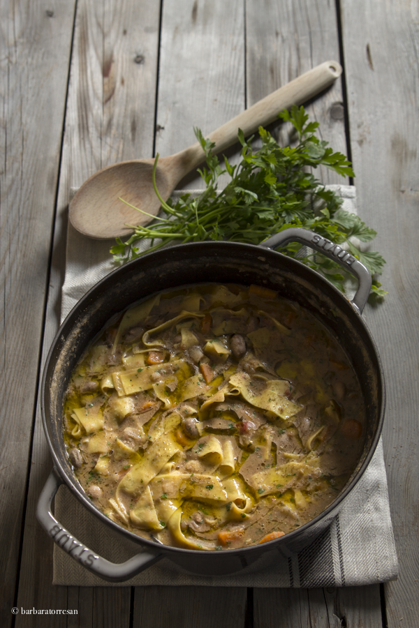 pasta e fagioli - beans soup