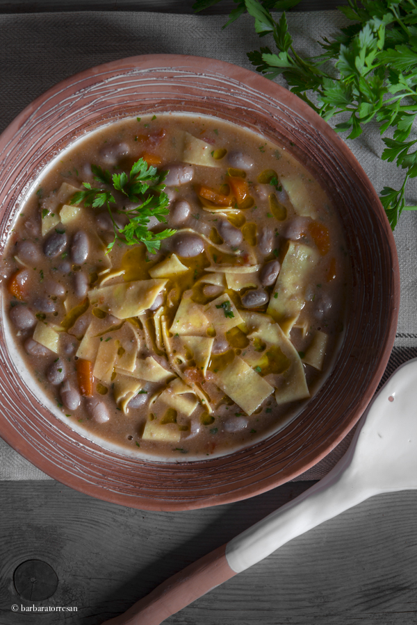 pasta e fagioli - beans soup