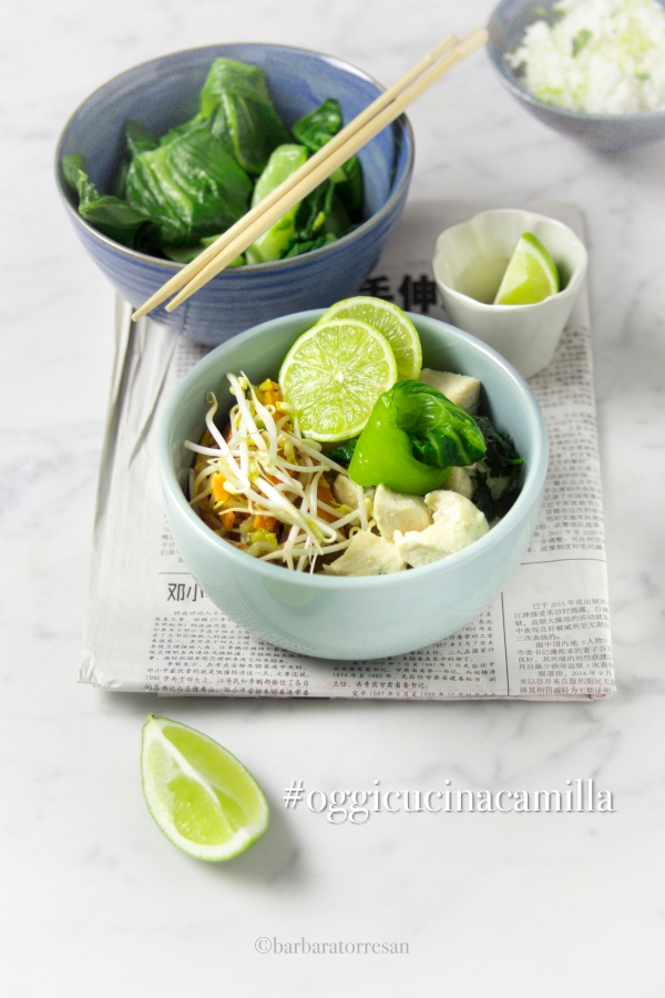 curry con verdure e pollo